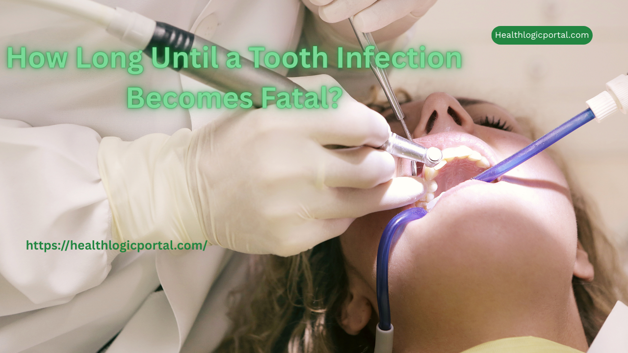 Dentist treating a patient to prevent complications from a severe tooth infection.