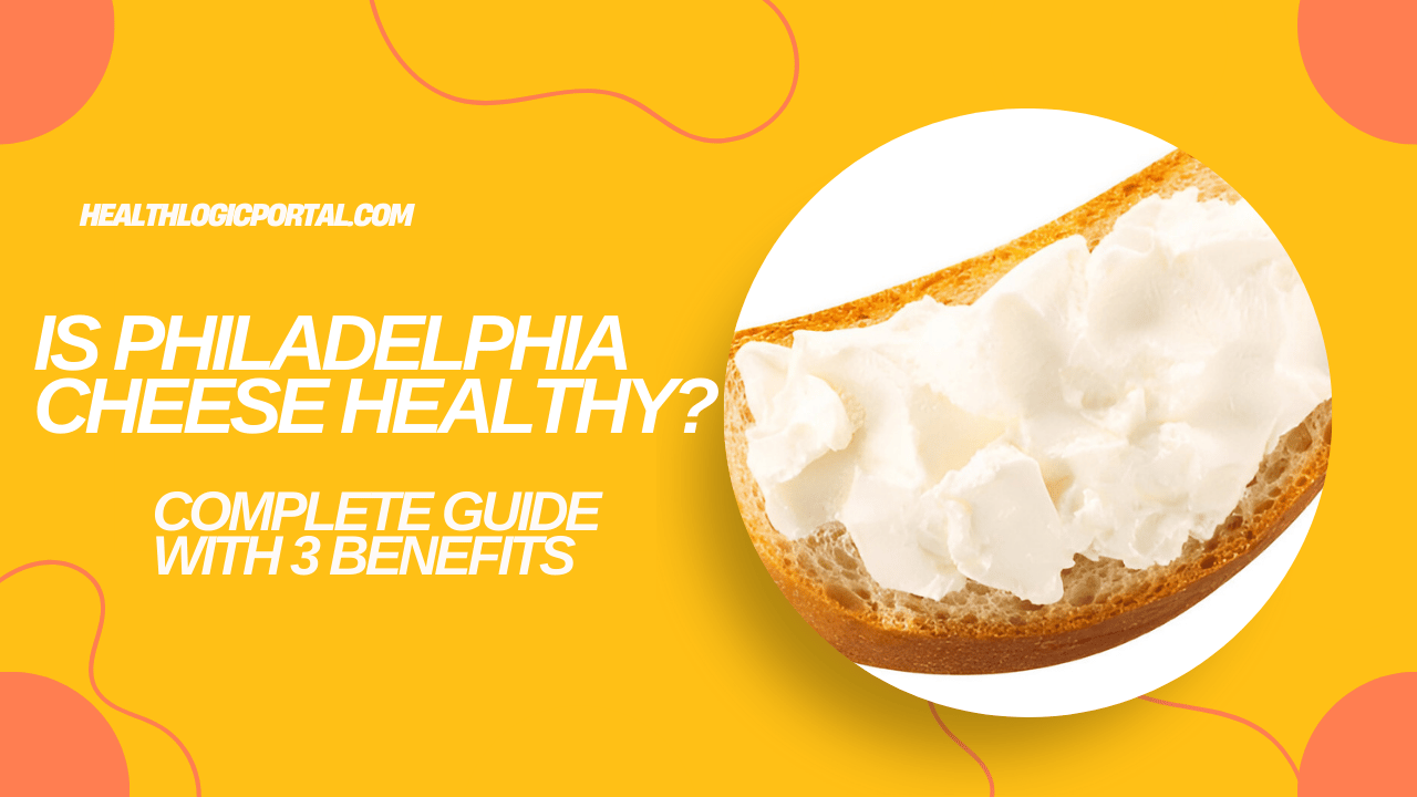 Philadelphia cream cheese on a spoon with smooth texture, raising the question of whether it is healthy or unhealthy.