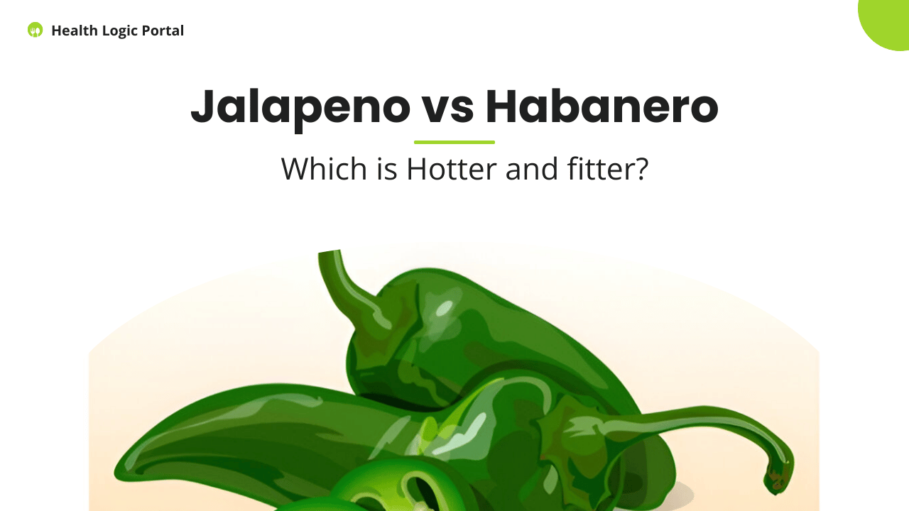 Comparison of jalapeno peppers with habanero and other chili varieties on a kitchen counter.